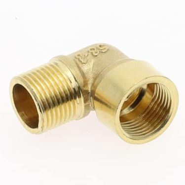 Imagem de 1/8"?1/4";?3/8";?1/2";?3/4";?1"?Acoplador conector de encaixe de tubo de cotovelo de lat?o macho f¨ºmea 90 graus, FM, 1/8"