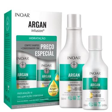 Imagem de INOAR Kit Shampoo 500Ml + Condicionador 250Ml Argan Hidratação, Huggies