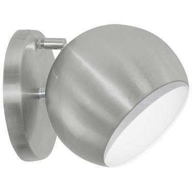 Imagem de Arandela Retrô Bola Lavabo Banheiro Corredor Sacada Escovado