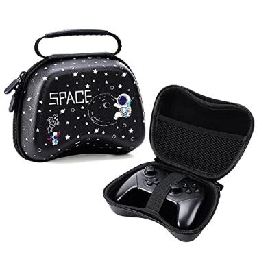Imagem de Estojo de viagem para controladores de PS5, PS4, Switch Pro e Xbox, estojo rígido à prova d'água, organizador de controlador de jogo portátil (Preto B)
