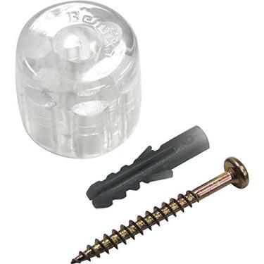 Imagem de Batente Porta Chato Transparente, Bemfixa, 9053