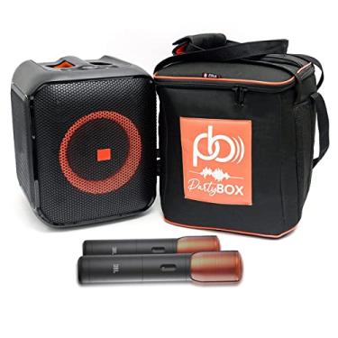 Imagem de Case Bolsa Bag Polo Culture Compatível com Jbl Partybox Encore Com Bolso Para 2 Microfones