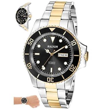 Imagem de Relógio Magnum Masculino Ref: Ma35075p Automático Bicolor