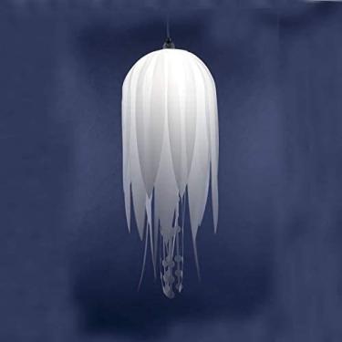 Imagem de Candelabro De Led De Água-viva, Iluminação De Pingente De Acrílico Moderno, Luminária De Teto Brilhante Tema De Água-viva Lâmpada Haning Para Bar De Aquário Decoração De Arte Em Casa,D,23x80cm (9x