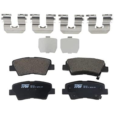 Imagem de TRW Conjunto de pastilhas de freio a disco Pro TRC1734 para Jeep Cherokee 2014-2020, traseira e outras aplicações