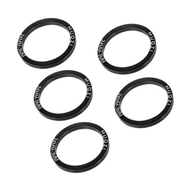 Imagem de Menolana Junta do suporte inferior da bicicleta, arruela de pedaleira de bicicleta Espaçador de liga de alumínio para bicicleta de estrada de montanha, 24 mm T3 mm