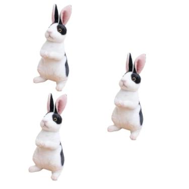 Imagem de Toyvian 3 Pecas boneca coelho Coelhinho da Páscoa de Pelúcia presente para brinquedos decoração brinquedo de pelúcia confortável brinquedo doméstico para crianças portátil animal