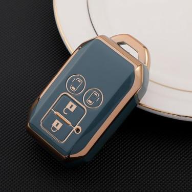 Imagem de LAVIYE TPU Car Key Fob Cover Case Holder Shell Protector, para Suzuki Spacia MK53S Jimny Sierra Swift Wagon Acessórios Chaveiro