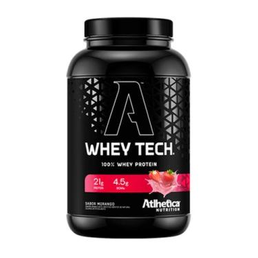 Imagem de Whey Protein 100% Tech 900G Morango  Atlhetica Nutrition