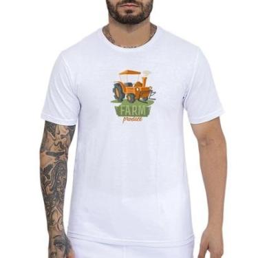Imagem de Camiseta Casual Country Unissex Farm Trator-Unissex