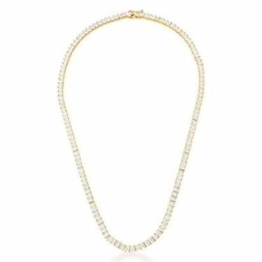 Imagem de Colar Riviera Zircônia Quadrada Fecho Gaveta Semi Joia-Feminino