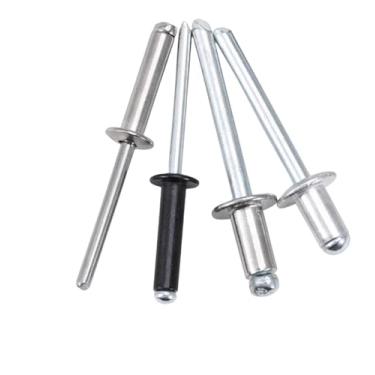 Imagem de M6,4 x 12 (20 peças) Rebites de cabeça redonda de metal, rebites pop de metal, cabeça redonda plana