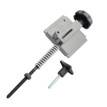 Imagem de B.ZSSY Conjunto de dobradiça de eixo superior de serra de fita de 35,5 cm compatível com Jet JWBS-14CS, JBS-14 MW, JWBS-14DXPRO Suporte deslizante de serra de fita com roda superior de pivô de liga