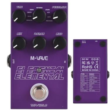 Imagem de KINGSTER M-VAVE VEDO Pedal de Delay Digital Elemental: 9 Efeitos de Atraso, Modos TAP/HOLD, Alimentação USB/DC 9V, Design em Ferro Roxo Resistente - Perfeito para Guitarra, Baixo