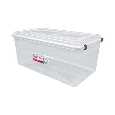 Imagem de Sanremo - Caixa Organizadora Plástica de 105 Litros e Tampa com Travas, Linha Top Stock