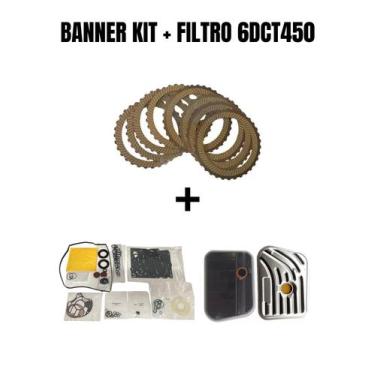 Imagem de Banner kit com filtro do câmbio automático 6dct450 - TRANSNATION