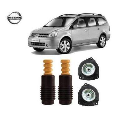 Imagem de Par Coxim Batente Coifa  Dianteiro Grand Livina 2010 2011 2012 - Auto 