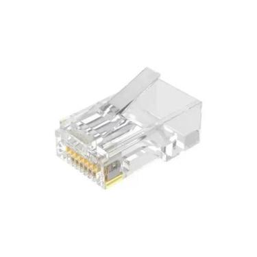 Imagem de Conector RJ45 Macho Transparente U/UTP Cat.5e - Global