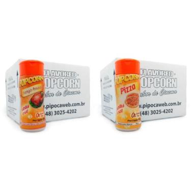 Imagem de Temperos Para Pipoca Cx 12 Un - Frango Assado E Pizza - Flavored Popco