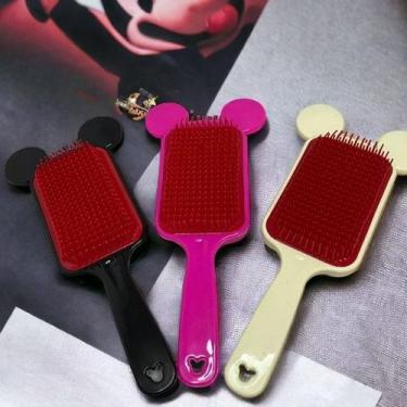 Imagem de Escova de Cabelo Raquete Flex com Orelha Mickey - Escova Desembaraçado