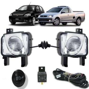 Imagem de Kit Farol de Milha Neblina Chevrolet Novo Corsa 2002 à 2012 Montana 20