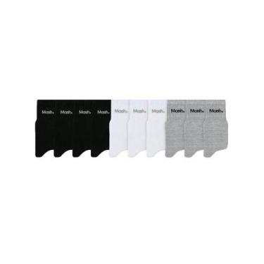 Imagem de Kit com 10 Pares de Meias Mash 202.05D, Sortida, 34/38