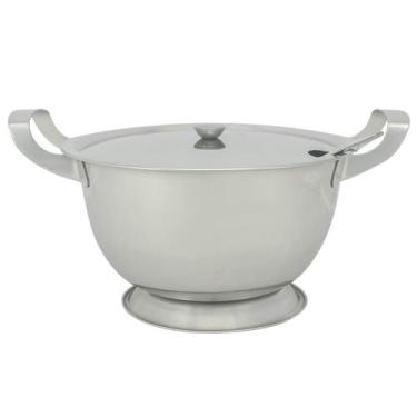 Imagem de Sopeira Com Concha Aço Inox 21cm - Wincy