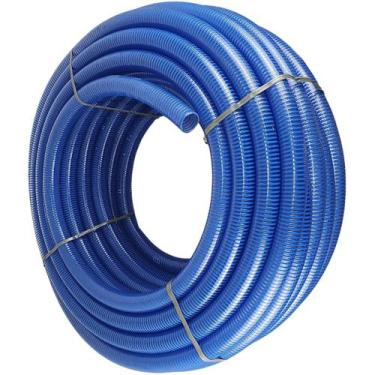 Imagem de Mangueira Duto Sucção Azul Caminhão Pipa poço Agua 70 PSI 3 Polegada -