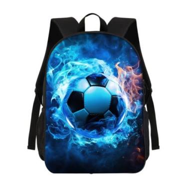 Imagem de Mochila Escolar Bola Futebol Volta as Aulas