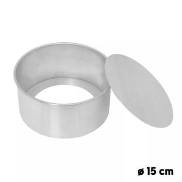 Imagem de Forma Redonda com Fundo Falso - Ref. 0903 - 15 x 7 cm - 1 unidade - Ma