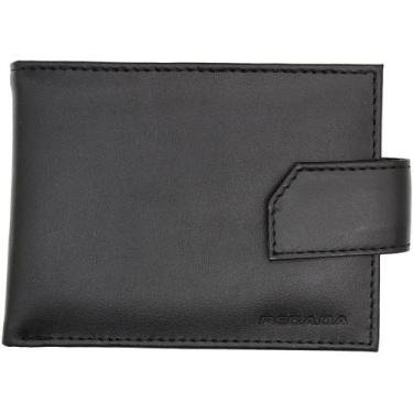 Imagem de Carteira Masculina Pegada Porta Cartão Documento C/ Lapela, Preto, U