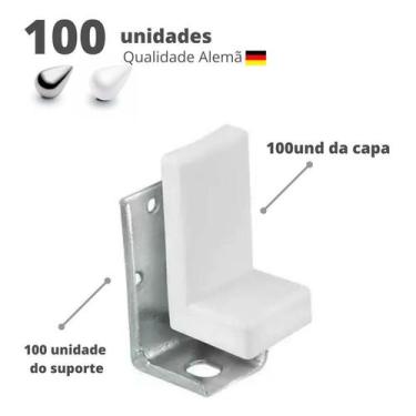 Imagem de Suporte Aéreo Reforçado Em Aço Com Capa Plastica Branco (Embalagem Ind
