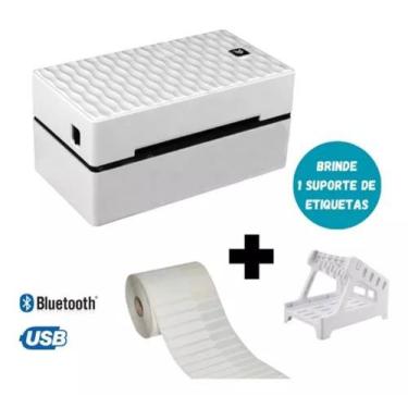 Imagem de 1 Impressora Térmica + 1 Rolo De Etiqueta 95x12 Para Joias - PERSONALI