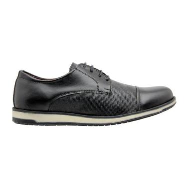 Imagem de Sapato Social Masculino Festa Moda Esporte Fino Oxford Preto - GGFonta