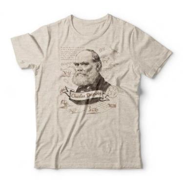 Imagem de Camiseta Charles Darwin Studio Geek, 4G, Mescla banana