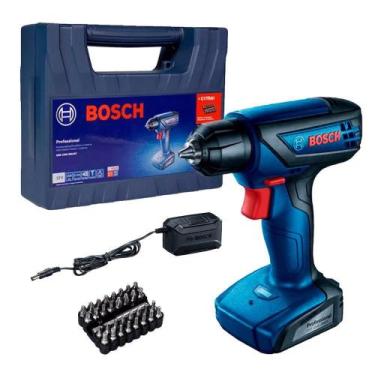 Imagem de Parafusadeira Furadeira Bosch GSR 1000 Smart 12V 32 bits e maleta