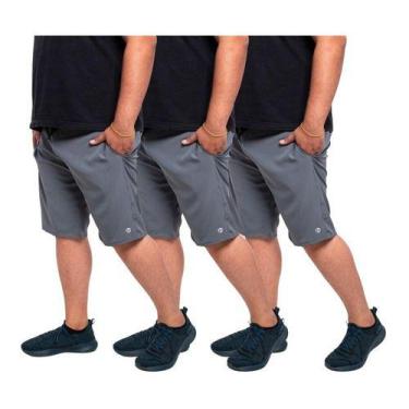Imagem de Kit 3 Bermuda Plus Size Masculina Short com Elastano  - BEN20 PREMIUM,