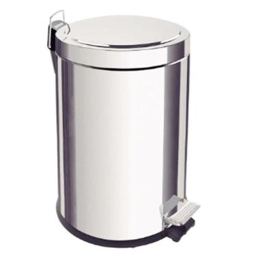 Imagem de Lixeira com Pedal Inox 5 Litros pra Sala e Cozinha - A.R Variedades MT