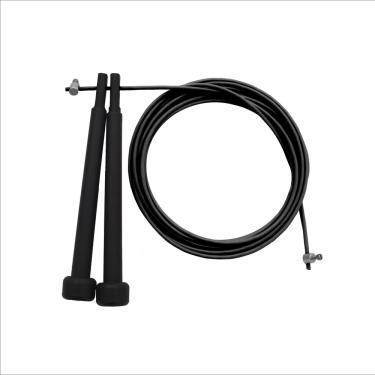 Imagem de Corda de Pular Agility em aço Preta 2,85m