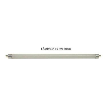 Imagem de Kit 2 Lâmpada Fluorescente Tubular T-5 8w Luz Do Dia 30cm - LUCMAT