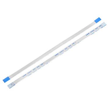 Imagem de Cabo plano flexível uxcell, cabo de fita flexível FFC de 150 mm, 1 mm, 4 pinos para TV LCD, carro, áudio, DVD, reprodutor de 10 peças (tipo A)