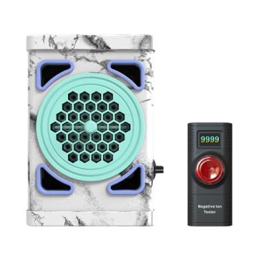 Imagem de Gerador de íons negativos, ionizador de ar portátil para casa, bom dispositivo de sono, odor de filtro de ar, poeira de fumaça, cheiro de animais de estimação, ambientador para quarto, cozinha,