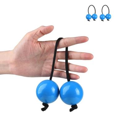 Imagem de 2 peças Asalato Shakers, bola rítmica Kashaka instrumento musical africano Aslatua Shakers, azul