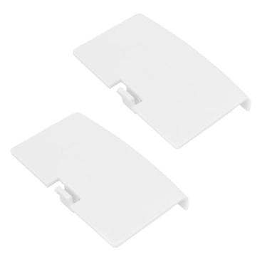 Imagem de SG Store 2 peças de capa de bateria de plástico para console de jogos compatível com Nintendo Game Boy branco