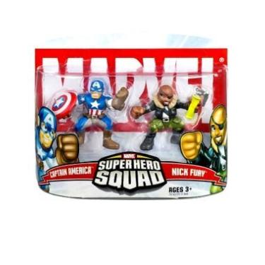 Imagem de Marvel Super Hero Squad Ultimate Captain America & NK Fury