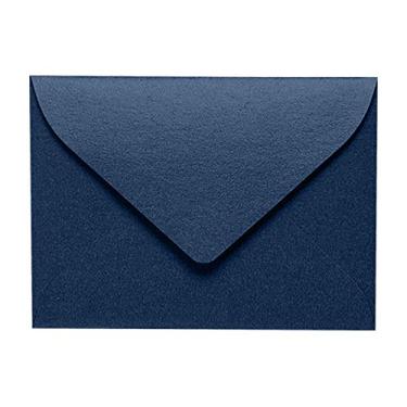 Imagem de Mini envelopes #17 - Envelopes pequenos para cartões de presente, notas, cartões de lugar, cartões dobrados - lápis-lazúli metálico, tamanho: 2 11/16 x 3 11/16, pacote com 50 - LEVC-M211-50