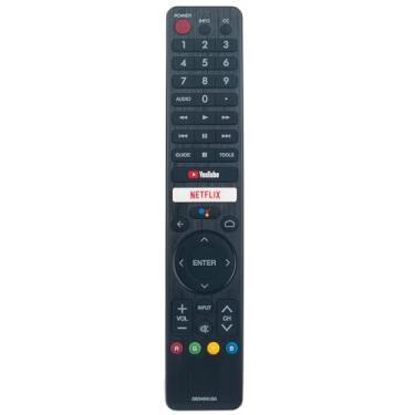 Imagem de GB346WJSA Controle remoto de voz de substituição aplicável para Smart Android TV Sharp HDR10 4K 4T-C70BK2UD 4T-C60BK2UD com controle de voz