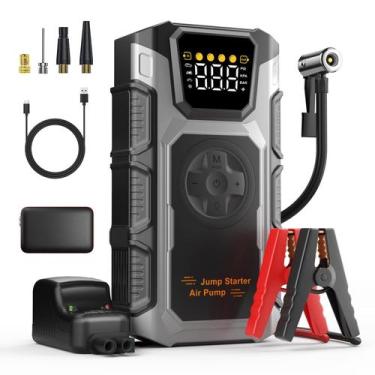 Imagem de Jump Starter Oreetga 4000A com compressor de ar 150PSI 12V