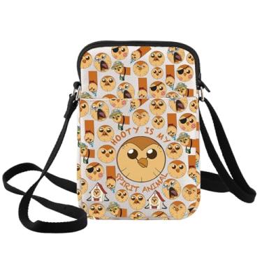 Imagem de BWWKTOP Bolsa tiracolo Owl House Hooty Fans Gift Hooty Is My Spirit Bolsa de ombro animal Hooty Merch, Hooty Spirit Xk-b
