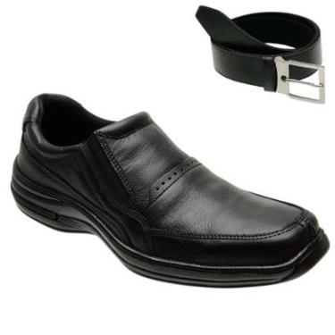 Imagem de Sapatinho Social Infantil Solado Super Macio GMM SHOES + Cinto-Masculino
